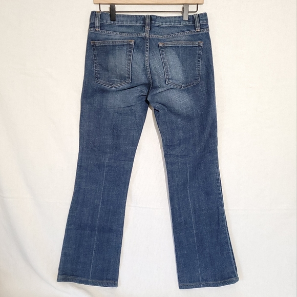 J. Crew Stretch Dark Wash Low Rise Bootcut Jeans, size 26S - Picture 2 of 7